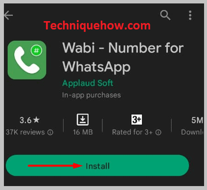 install the Virtual Number for WhatsApp