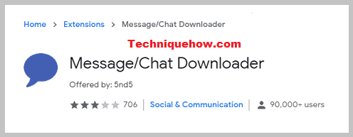 install the ‘MessageChat Downloader