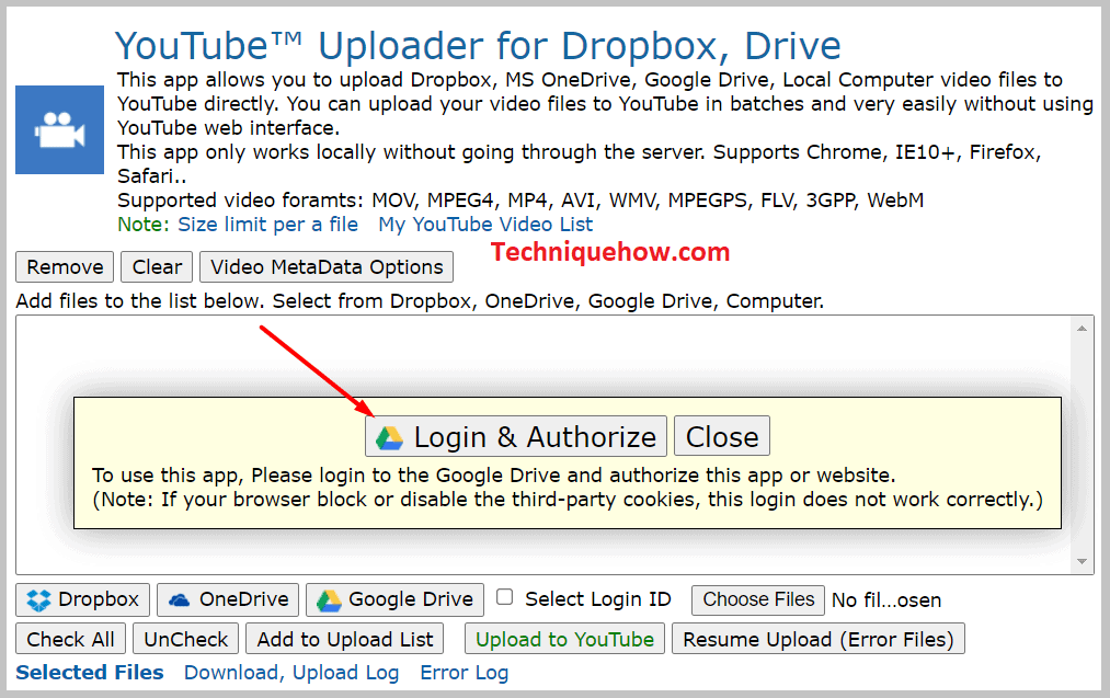 it will ask to add a specific video