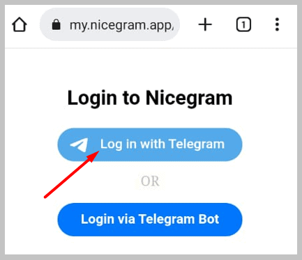 login into your Telegram account there on iPhone
