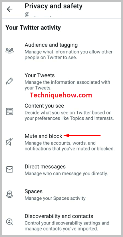 mute and block twitter