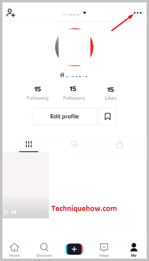 option Settings and Privacy on tiktok