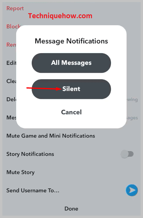 ou have to do is toggle off by tapping the 'Silent' option