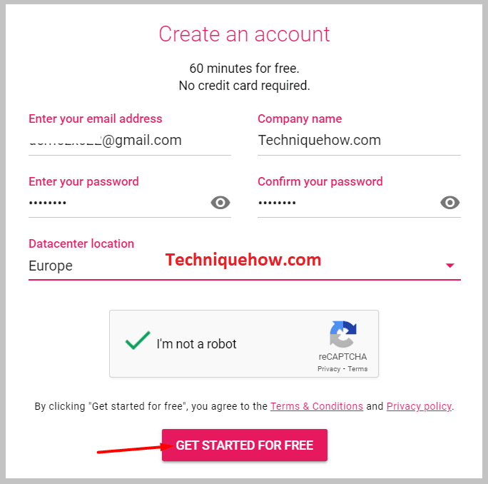 pink option to GET STARTED For Mac OS