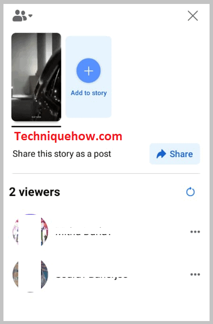 see the names of the viewers on facebook
