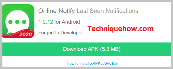 step is to download and install OnlineNotify 