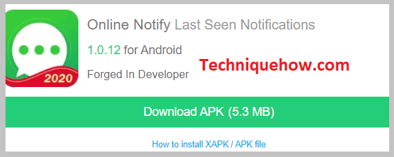 step is to download and install OnlineNotify