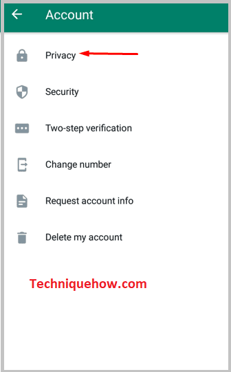 tap on privacy