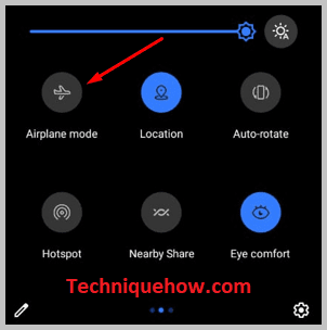turn off the Airplane Mode