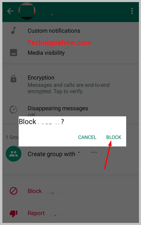 will come a confirmation message from WhatsApp ok button