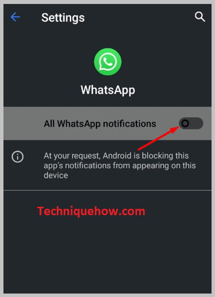  you can disable all notifications if needed for WhatsApp.