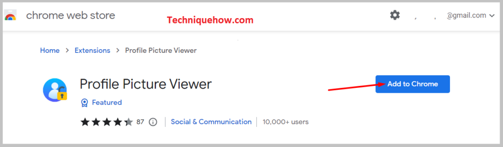 profile viewer for facebook chrome extension