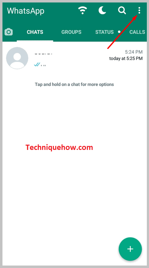 you'll find three vertical dots