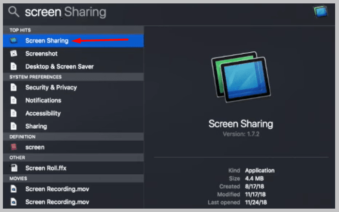 you'll find your iMac name