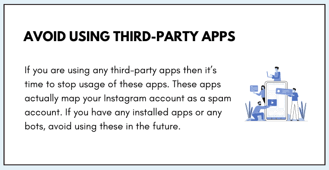 Avoid Using Third-party Apps