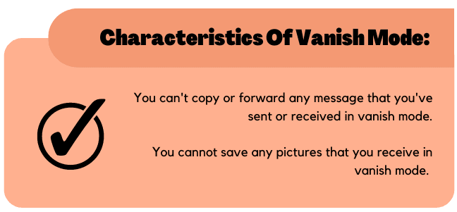 Characteristics of vanish mode