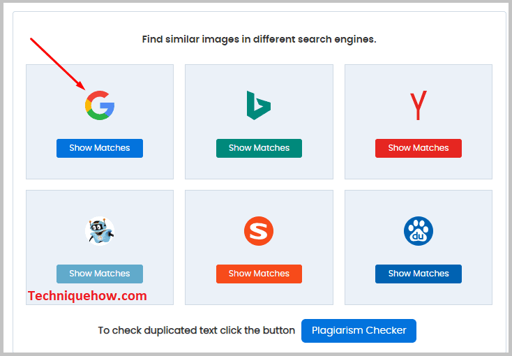 Choose a search engine