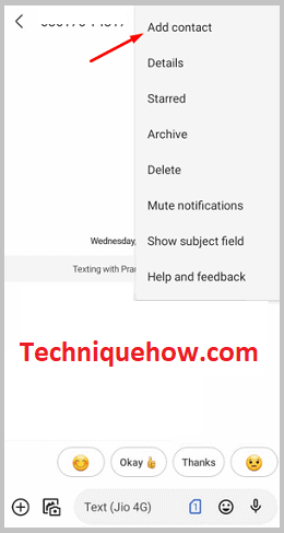 Click Add contact