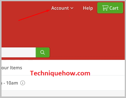 Click on Account
