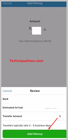 Click on Add Money