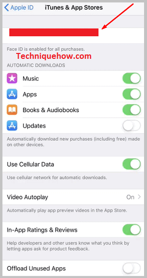 Click on Apple ID