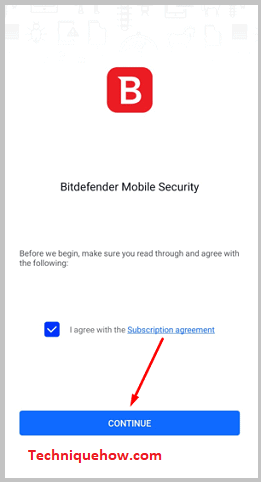 Click on Continue