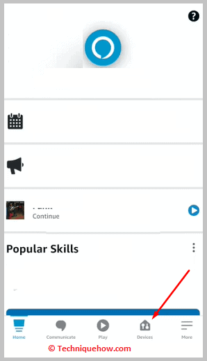 Click on Device icon