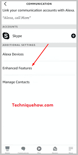 Click on Enhanced Features