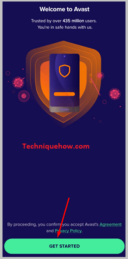 Click on Get Started
