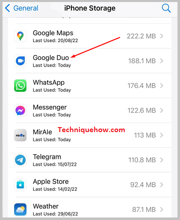 Click on Google Duo
