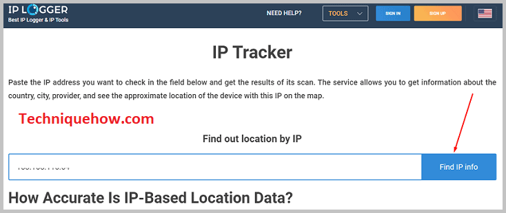 Click on IP find