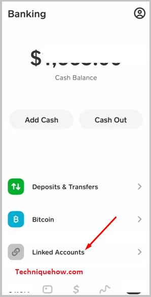 Click on Linked Accounts