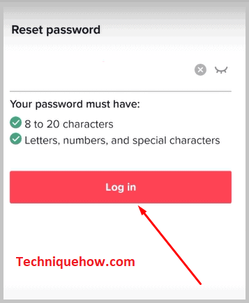Click on Login