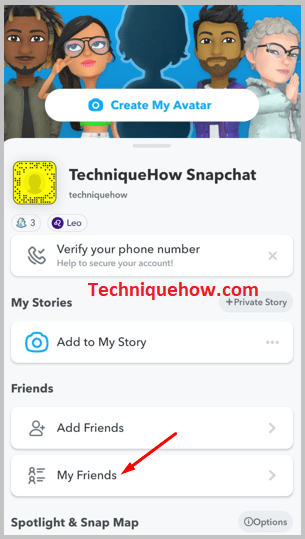Click on My Profile1