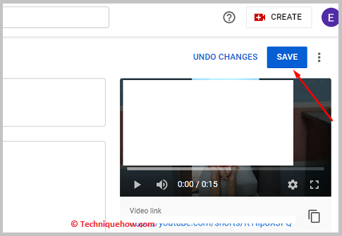 Click on SAVE