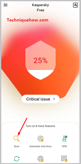Click on Scan button