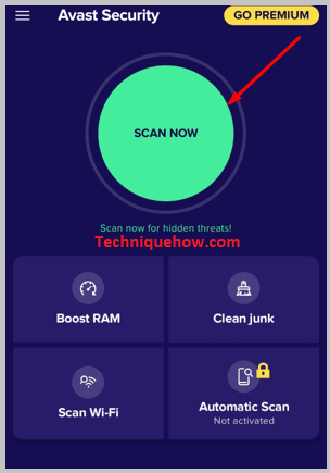 Click on Scan button