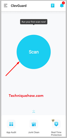 Click on Scan