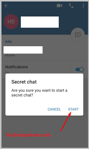 Click on Start