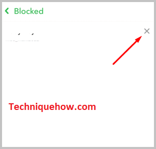 Click on cross icon