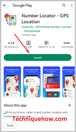Click on install
