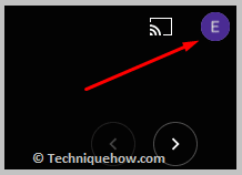 Click on profile icon
