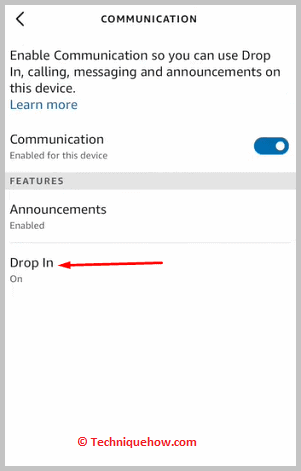 Click on the Drop-In option