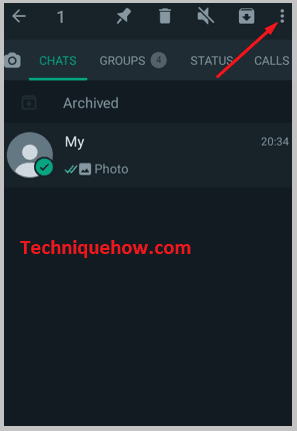 Click three dot icon