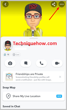 Click three dot icon
