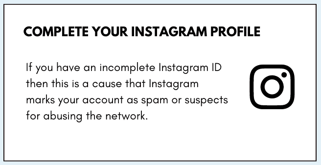 Complete Your Instagram Profile