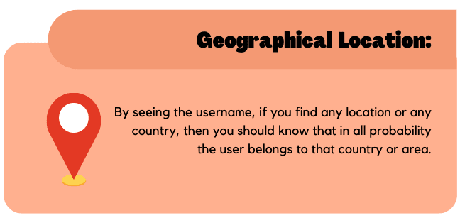 Country or geographical location