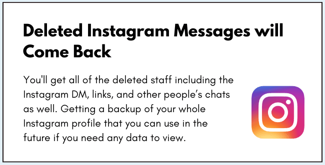 Deleted Instagram messages will keep coming back
