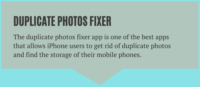 Duplicate Photos Fixer
