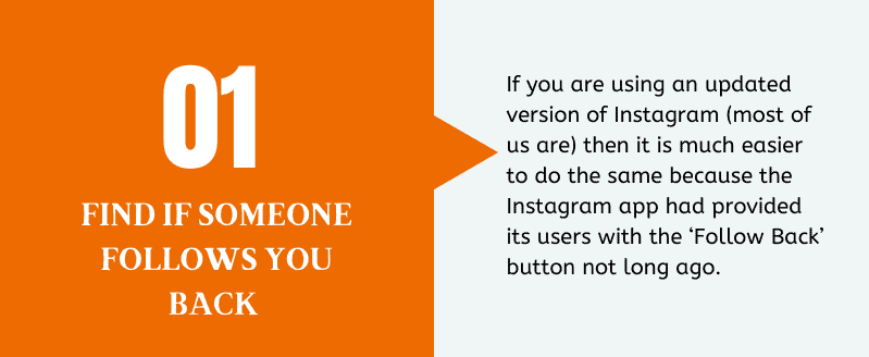 Find out if Someone Follows You Back
